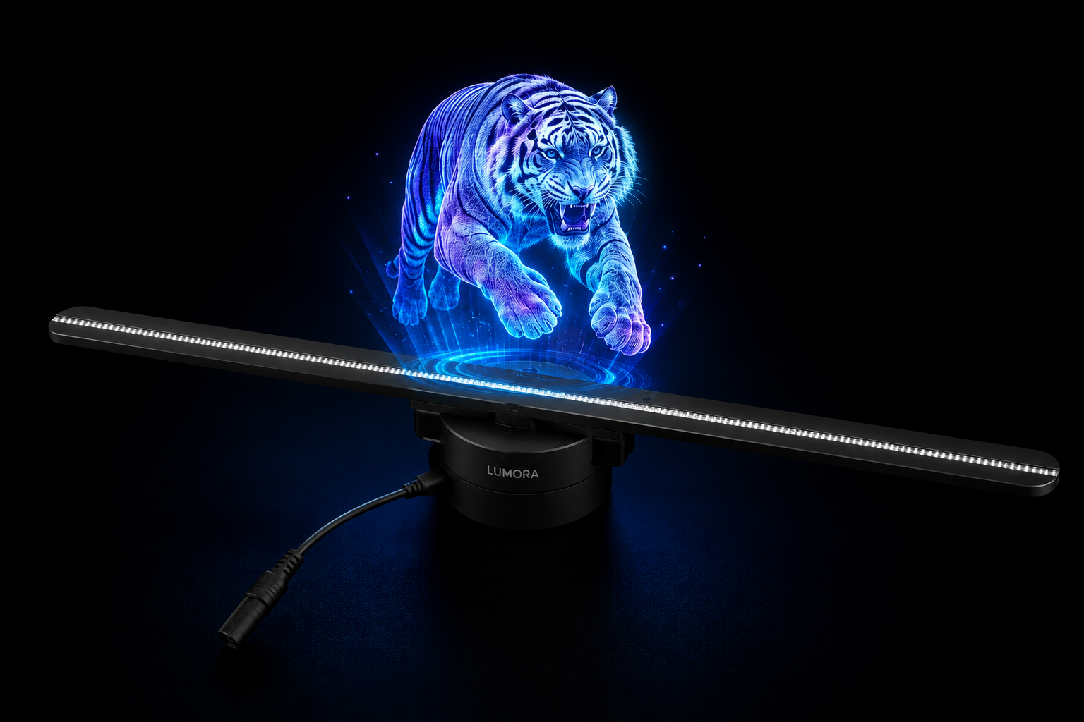Ventilateur Holographique 3D LUMORA™