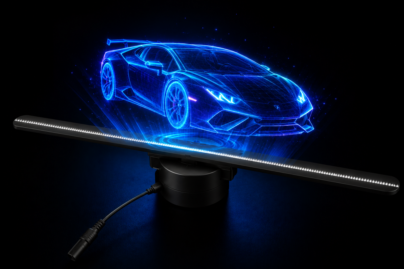 Ventilateur Holographique 3D LUMORA™
